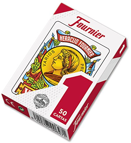 Fournier – F20991 – Jeu de Cartes Espagnol Nº 1 50 Cartes Couleurs aléatoires