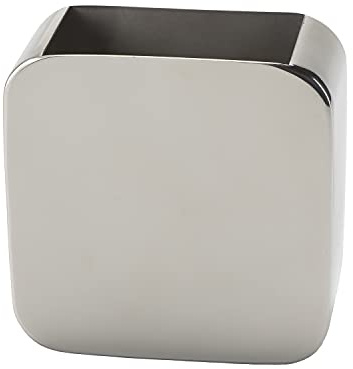 GEDY G-Polaris, Porta spazzolini Cromato, Componenti realizzati in Acciaio, Garanzia 2 anni, Misure 10X10,2X4,5 CM, Design R&S Gedy