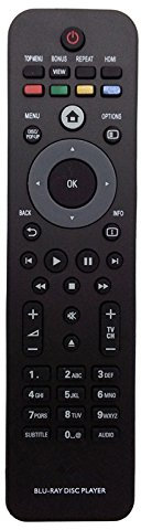 Vinabty remplacé télécommande Philips BLU-Ray Disc Player pour Philips Blu-Ray Disc Player BDP2500 BDP2700 BDP2800 BDP2850 BDP3000 BDP3100 BDP3200 BDP3280 BDP3380 BDP3406 BDP5100 BDP5180 BDP5406