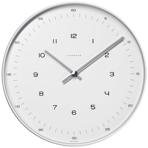 max bill by Junghans Quarz-Wanduhr 22 cm Max Bill 367/6048.00