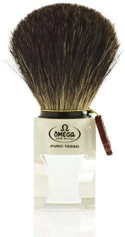 Omega 6189 Rasierpinsel aus reinem Dachshaar
