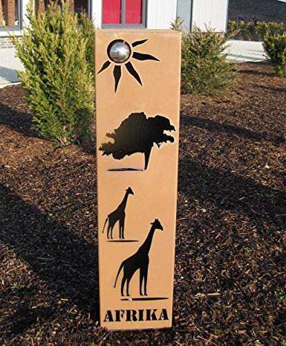 Generisch XL Rost Säule RS82 XL Säulen Rostsäulen Garten Blumen