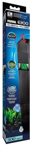 Fluval E-Heizer, Aquarienheizer, für Aquarien bis 375l, 300W