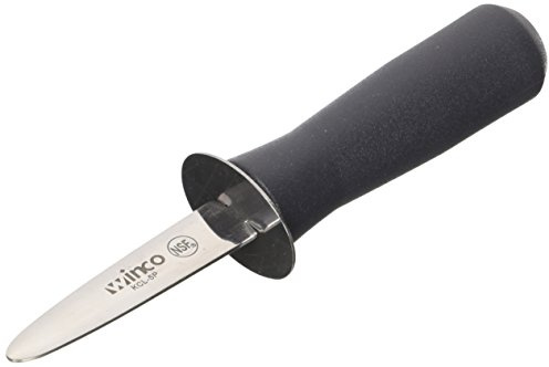 Winco KCL-5P 6.75-Inch Oyster Opener with 3-Inch Blade and Plastic Handle