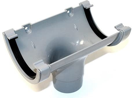 Marshall Tufflex Round Gutter 112mm Running Outlet RWO1 (White)