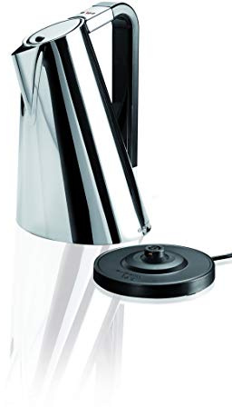 BUGATTI, Vera Easy, Bouilloire électrique avec filtre anti-calcaire amovible, Capacité 1,75 litres, 2180 W, Corps en acier inoxydable, Couleur Chrome