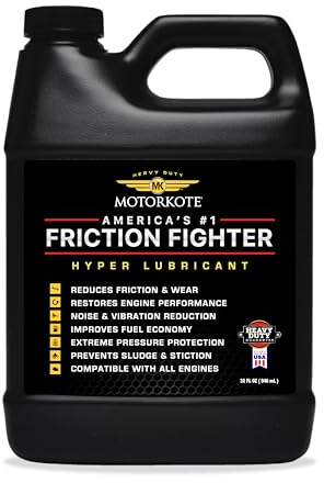 Motorkote MK-HL32-06 Heavy Duty Hyper Lubricant Engine Treatment, 32-Ounce, Single, Black