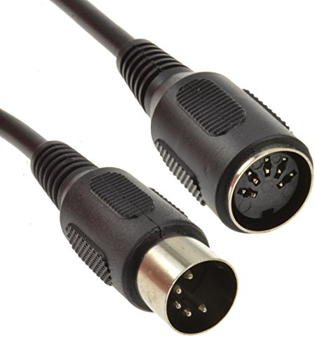 kenable 5 Broches DIN Mâle Vers Femelle l'audio MIDI/AT d'extension Rallonge câble 2,5 m [2.5 mètre]