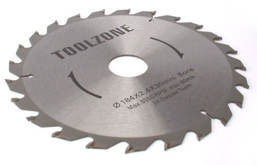 3PC 190mm TCT 16mm Bore Circular Saw Blades 20, 24 & 40 Teeth PA022