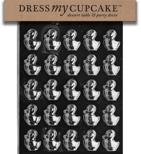 Dress My Cupcake DMCE430 Chocolate Candy Mold, Ducks, Easter