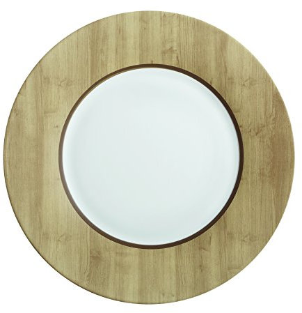 Luminarc 8012778.0 Nordic Lot de 6 Assiettes Plate Opale Marron 28 x 28 x 1,9 cm