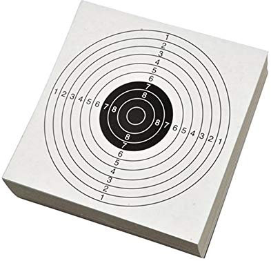 Max Ranger Zielscheiben 100x für Kugelfang 14x14cm Luftgewehr Luftpistole