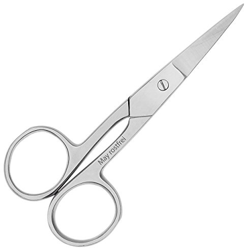 May Nagelschere gerade extra groß 10,5 cm Edelstahl | Robustes Instrument für die präzise Pflege von Finger- und Fußnägeln