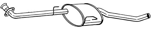 Bosal 283-757 Mittelschalldämpfer