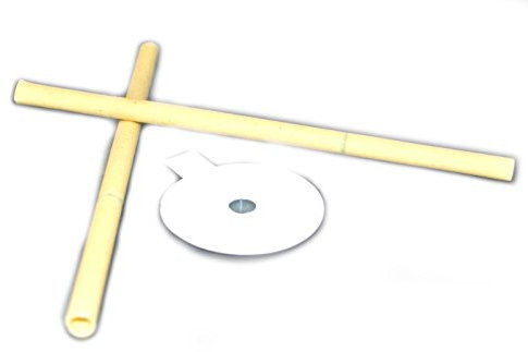Bio Ohrkerzen 2er Set (1 Paar) mit Filter und Schutzplatte