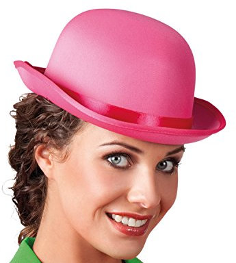 Boland 04153 - Melonenhut Satin für Erwachsene, Einheitsgröße, pink