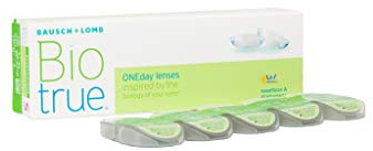 Bausch + Lomb Biotrue ONEday Tageslinsen, sphärische Kontaktlinsen, weich, 30 Stück/BC 8.6 Mm/DIA 14.2 mm / +0.25 Dioptrien