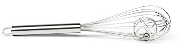 Fox Run Basket Cage Whisk, 2.75 x 2.75 x 12.5 inches, Metallic