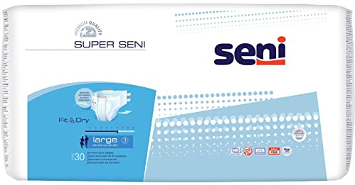 Super Seni large (4 x 30 Stk.) Windelhose Bauchumfang 100 - 150 cm bei schwerer Inkontinenz