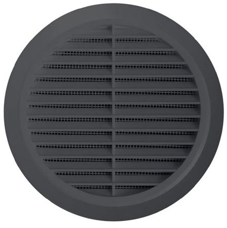 100-150mm Adjustable Graphite Grey Extractor Fan Cover