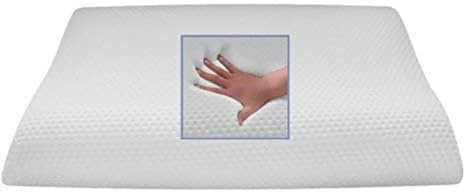 Supply24 since 2004 Orthopädisches Wave Gel/Gelschaum Kopfkissen/Nackenkissen/Nackenstützkissen 80 x 40 cm Memory Schaum Schlafkissen softes/weiches Kissen Wellenkissen