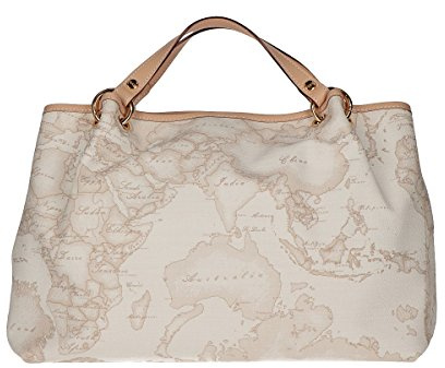 BORSA A MANO GRANDE GEO WHITE ALVIERO MARTINI 1 CLASSE