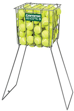 Gamma Ballhopper Pro Plus 110 Ballsammelkorb, Silber