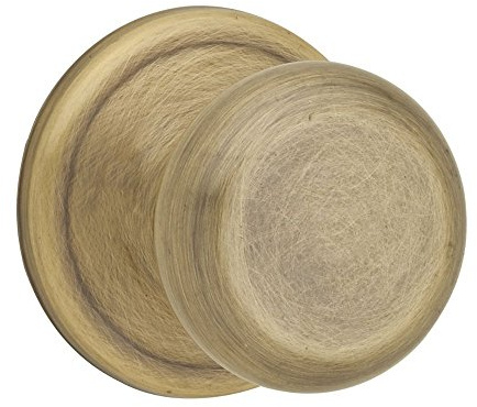 Kwikset Juno Türknauf, Messing antik