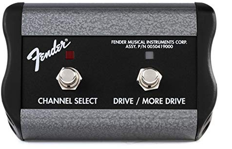 Fender 2-Button 3-Function Footswitch: Channel/Gain/More Gain with 1/4 Jack