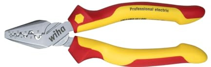 Wiha Aderendhülsenzange Professional electric (35862) 180 mm Zange für Elektriker, VDE geprüft, stückgeprüft, stabil und robust