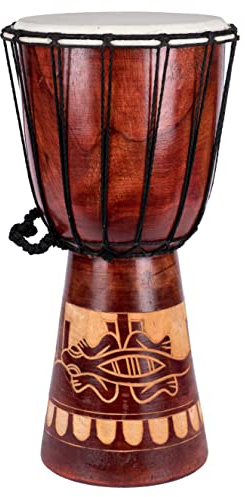 40cm Large Djembe Drum Bongo Drum Gecko Wood Beginner Kids Drum