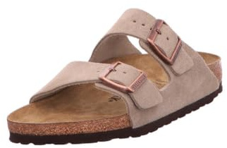 Birkenstock Arizona SFB Mules/Clogs kvinnor guld mules skor, BEIgE, 7.5 UK Narrow