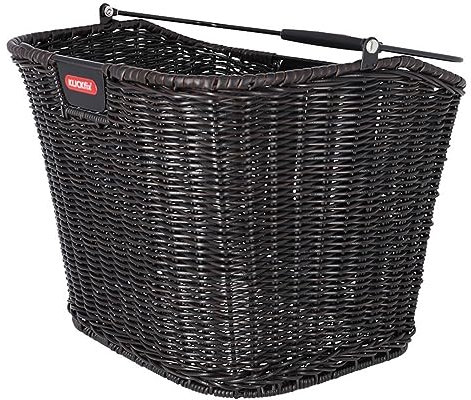 KLICKfix Farradtasche Structura Korb Lenkerkorb, Schwarz Ef, 25 x 34 x 27 cm