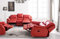 Voll-Leder Couch Sofa Garnitur Relaxsessel Fernsehsessel 5129-3+2-8401