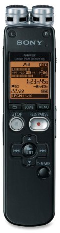 Sony ICD-SX712D Digital Flash Voice Recorder Includes Dragon Naturally Speaking Voice to Print Software