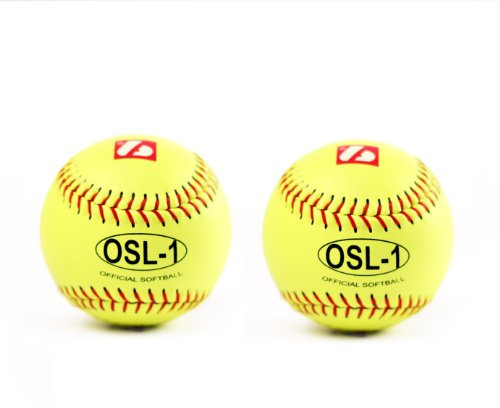 BARNETT OSL-1 - Pallone da competizione da 12, confezione da 2, colore: Giallo