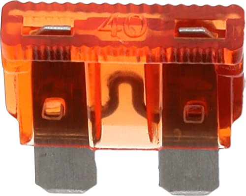 Restagraf - Fusible plano estándar en caja, 40 A, color naranja