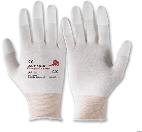 KCL Camapur Cut 618+ Dyneema® Größe 9 / Mechanische Schutzhandschuhe / Elegante Passform + Feinfühligkeit / Hohe mechanische Beständigkeit / Arbeitshandschuhe Grip Worker Handschuhe