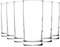 Argon Tableware Classic Highball Glasses - Modern Gift Tall Drinking Glass Cocktail Juice Tumbler - 285ml - Pack of 6