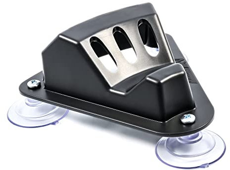 Camco 45506 Black Triple Flag Holder Suction Cup Mount