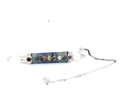 Jet International Lapis Lazuli Chakra Wand Pendulum Genuine Healing Reiki Chakra Balancing Good Luck