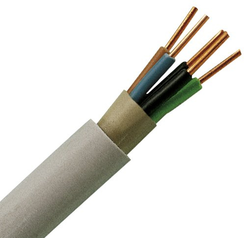 Kopp 153025000 Mantel-Leitung NYM-J 5 x 1.5 mm², 25 m, grau
