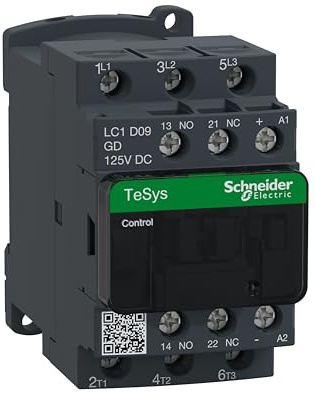 CONT 9A 1NA/1NC 125V CC-AR-ANTIP