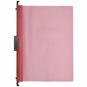 FolderSys 10 x Combi-Clip-Mappe A4 PP transluzent rot