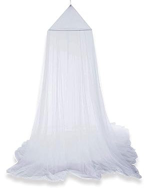 Ultranatura Zanzariera Luna, materiale montaggio, baldacchino, protezione contro le zanzare, repellente per insetti durante il viaggio, zanzariera Misure: 250 x 65 x 1250 cm