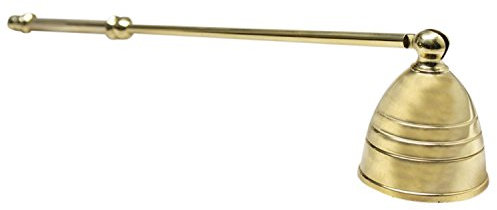 Kerzenlöscher aus MESSING mit BEWEGLICHEM KOPF 25 x 3,8 cm HANDARBEIT aus INDIEN für CHRISTBAUM ADVENTSKRANZ und HAUSHALT von MaMeMi