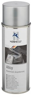 Normfest Aluminium-Grundierung Alloy – Hitzebeständiger Korrosionsschutz für Metall, haftstark, überlackierbar & schweißbar, temperaturbeständig bis 600 °C – 400ml