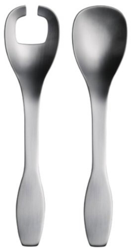 Iittala 1009875 Collective Tools Salatset 2-teilig, Edelstahl, Acciaio