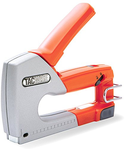 Tacwise 0854 Z1-140 Metall Handtacker (Typ 140/6-8mm Tackerklammern) Orange Silber