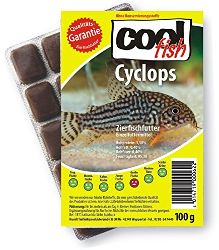 Cool Fish Cyclops, 10 x 100g-Blister, Fisch-Frostfutter, Aquarium, Aquaristik, Fischfutter